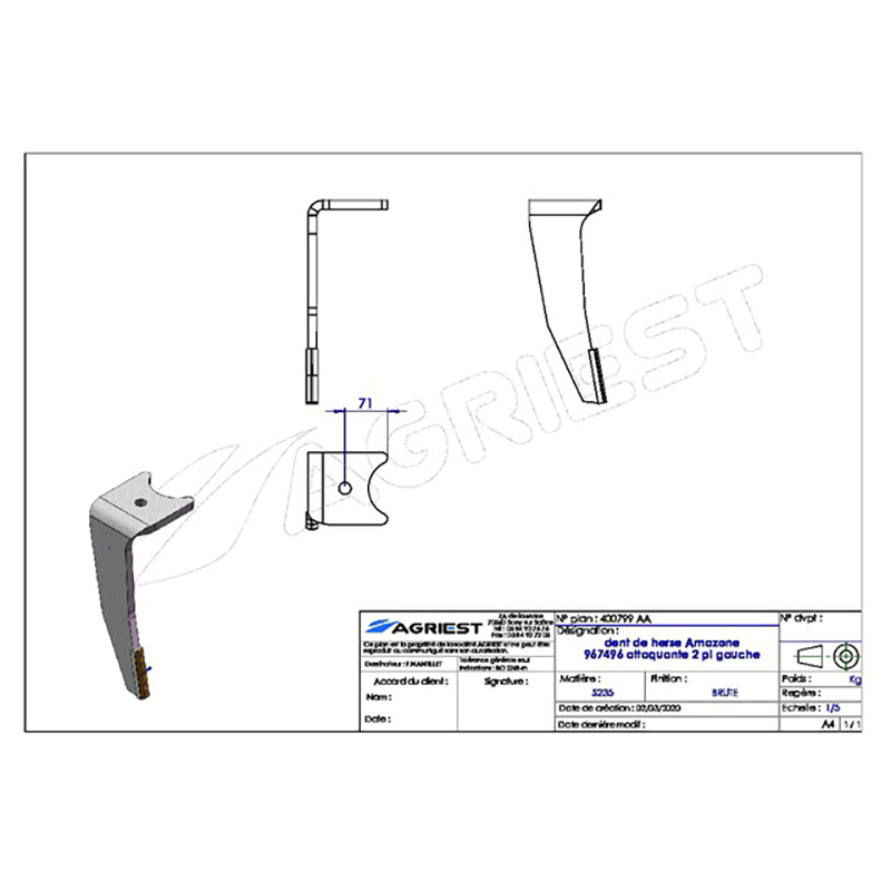 Kreiseleggenzinken Nachbau Amazone