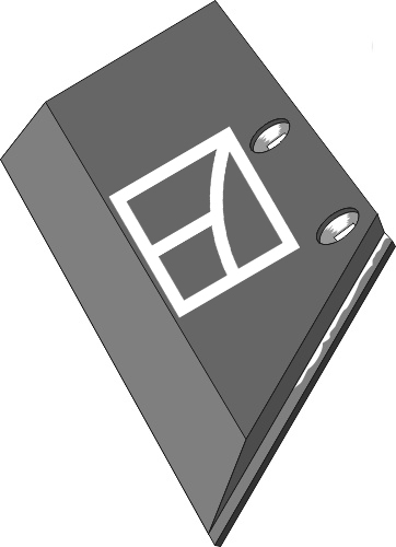 P134464 Pflugteil Schar-Hinterteil 11x150 SB43D R - rechts (3352120) 32.0039 32.0039 Pflugteil Schar-Hinterteil 11x150 SB43D R - rechts (3352120) passend für Lemken