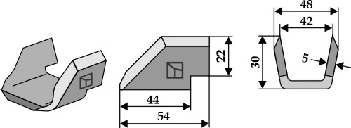 Gegenmesser