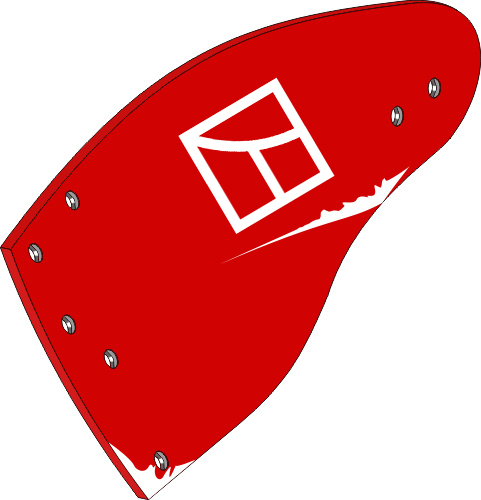 38.0022 Pflugteil Streichblech-Hinterteil - links (PK8.002.09) 38.0022 Pflugteil Streichblech-Hinterteil - links (PK8.002.09) passend für Vogel und Noot