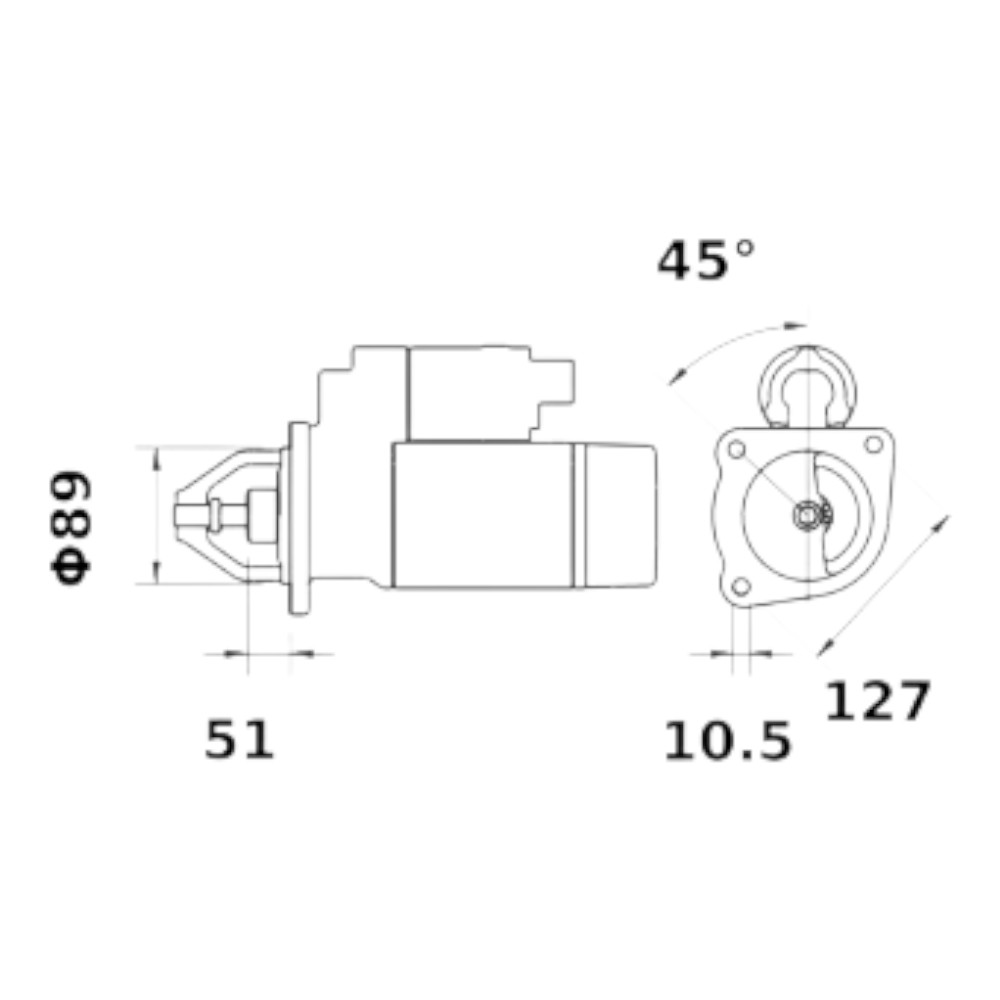MAHLE Anlasser, Starter MAHLE Anlasser, Starter