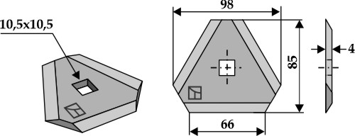 Futtermischwagenmesser