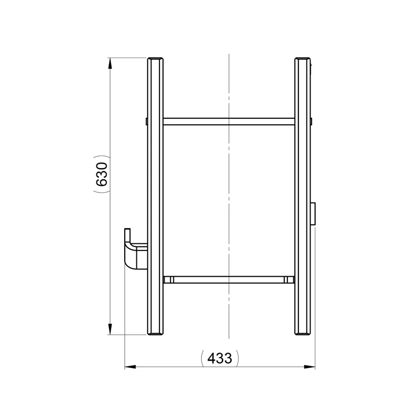 Anhängebock Scharmüller 00.108.01.4-A02 330 mm Case B-Familie 43er, 56er 