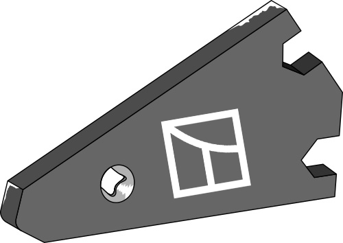 32.0176 Pflugteil Rumpfanschlag AK12 (3401903) passend für Lemken