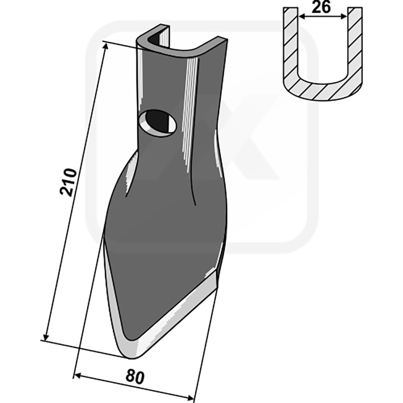 Landwirtschaft Bodenbearbeitung Grubber Schare & Leitbleche Schar für Dreibalkengrubber Rumptstad Landwirtschaft Bodenbearbeitung Grubber Schare & Leitbleche Schar für Dreibalkengrubber Rumptstad