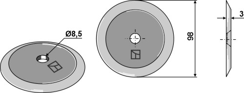 Futtermischwagenmesser