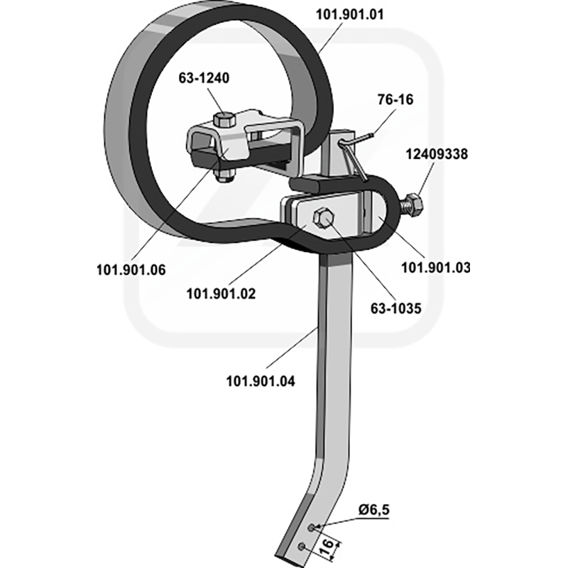 Landwirtschaft Bodenbearbeitung Grubber Schare & Leitbleche Zinken Kpl. ohne Schar Hatzenbichler