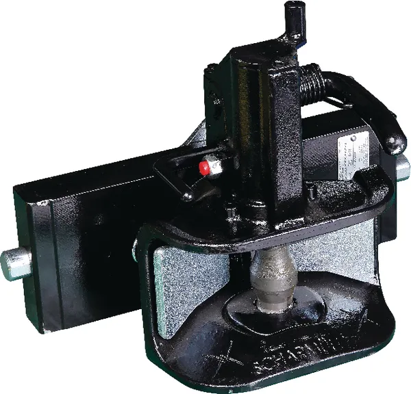 Anhängekupplung Scharmüller 03.3343.221-A02 333mm für Orlandi Anhängekupplung Scharmüller 03.3305.06-A11 manuell 330 mm Fendt grau