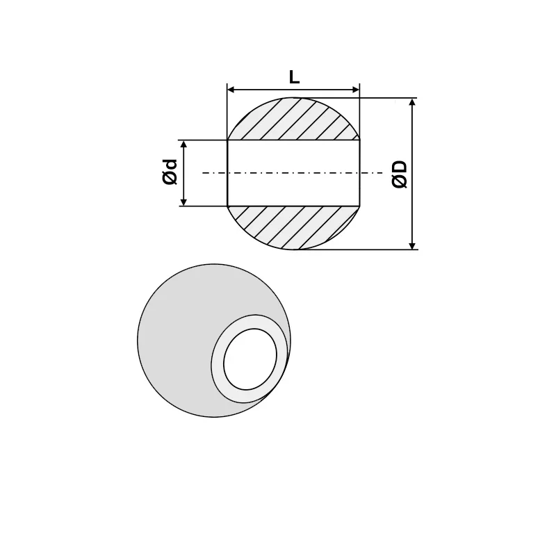 I-HOFUnterlenkerkugel Kat 2-1 / 22,1 - 56 mm verzinkt Unterlenkerkugel Kat 2-1 / 22,1 - 56 mm verzinkt I-HOF