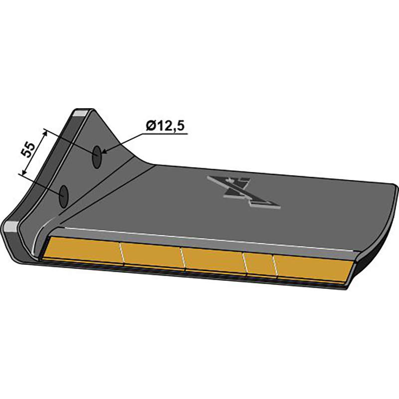 Landwirtschaft Bodenbearbeitung Grubber Schare & Leitbleche Ersatzflügel - Hartmetall - links Landwirtschaft Bodenbearbeitung Grubber Schare & Leitbleche Ersatzflügel - Hartmetall - links