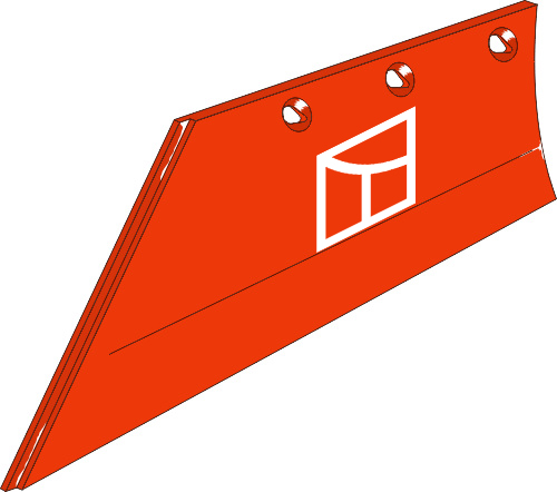 43.0066 Pflugteil Schar-Hinterteil - links (024121) 43.0066 Pflugteil Schar-Hinterteil - links (024121) passend für Niemeyer