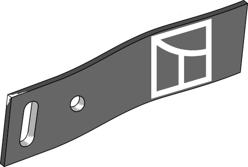 32.0183 Pflugteil Streichblech-Verlängerung ST3 L - links (3475289) passend für Lemken