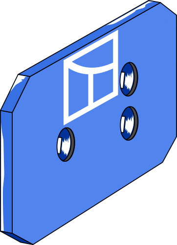 37.0061 Pflugteil Anlagenschoner XP-4 (2708.15.00) 37.0061 Pflugteil Anlagenschoner XP-4 (2708.15.00) passend für Rabe