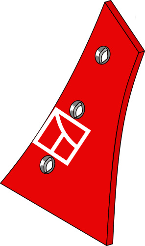 33.0129 Pflugteil Streichblech-Vorderteil - rechts (073227) passend für Kverneland