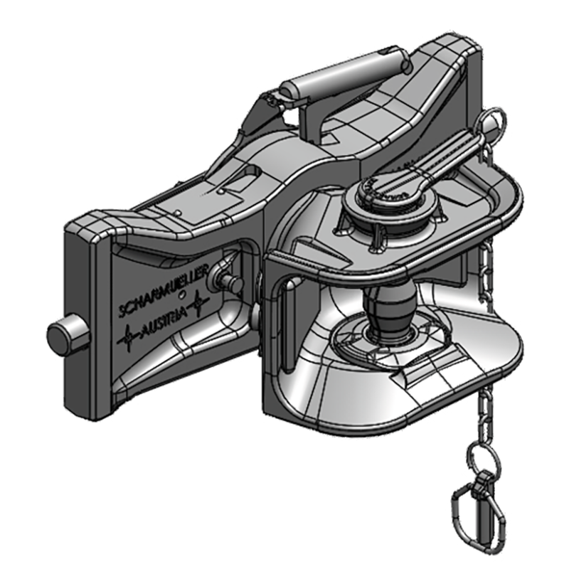 Traktorentechnik Anhängetechnik Scharmüller Zugmaul Standard mit Adapterplatte #07.3905.19-A02 Traktorentechnik Anhängetechnik Scharmüller Zugmaul Standard mit Adapterplatte #07.3905.19-A02