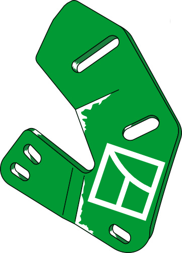 33.0030 Pflugteil Halter für Einlegeblech - rechts (KK073310) 33.0030 Pflugteil Halter für Einlegeblech - rechts (KK073310) passend für Kverneland