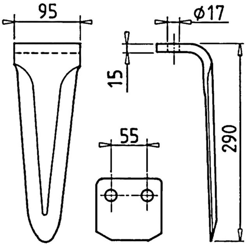 Kreiseleggenzinken 95X290 Rh72 Morra