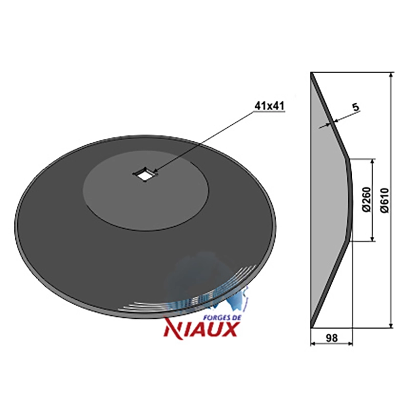 Landwirtschaft Bodenbearbeitung Scheibeneggen Scheibe glatt Niaux Landwirtschaft Bodenbearbeitung Scheibeneggen Scheibe glatt Niaux