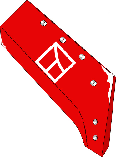 33.0086 Pflugteil Wechselspitzenschar - 16'' - rechts (KK063015) passend für Kverneland