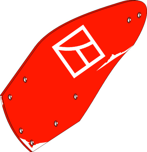 34.0105 Pflugteil Streichblech-Hinterteil - links (612109) Pflugteil Streichblech-Hinterteil - links (612109) 34.0105 von Industriehof