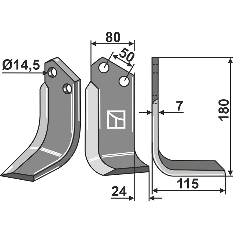 Meritano Fräsmesser, rechte Ausführung IHOF MER-09R