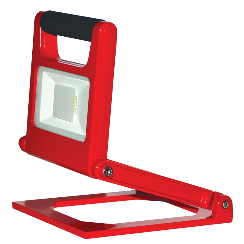LED-Werkstattleuchte klappbar mit Akku 12 Volt / 230 Volt