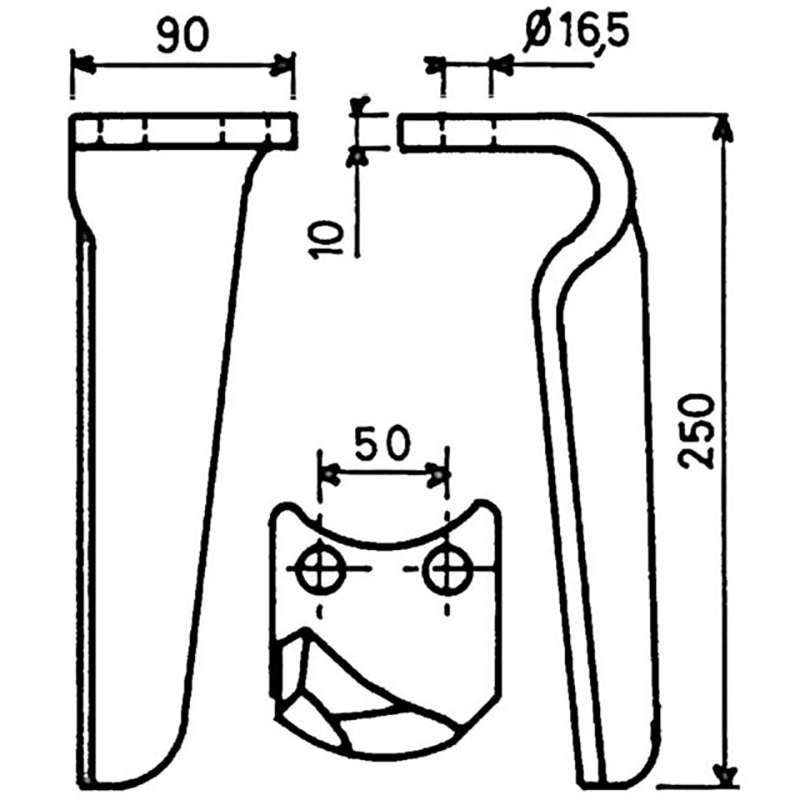 Kreiseleggenzinken Li. 90X10 Rh95G Pegoraro