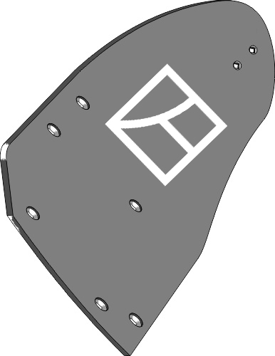 32.0068 Pflugteil Streichblech-Hinterteil B35B L - links (3441035) passend für Lemken