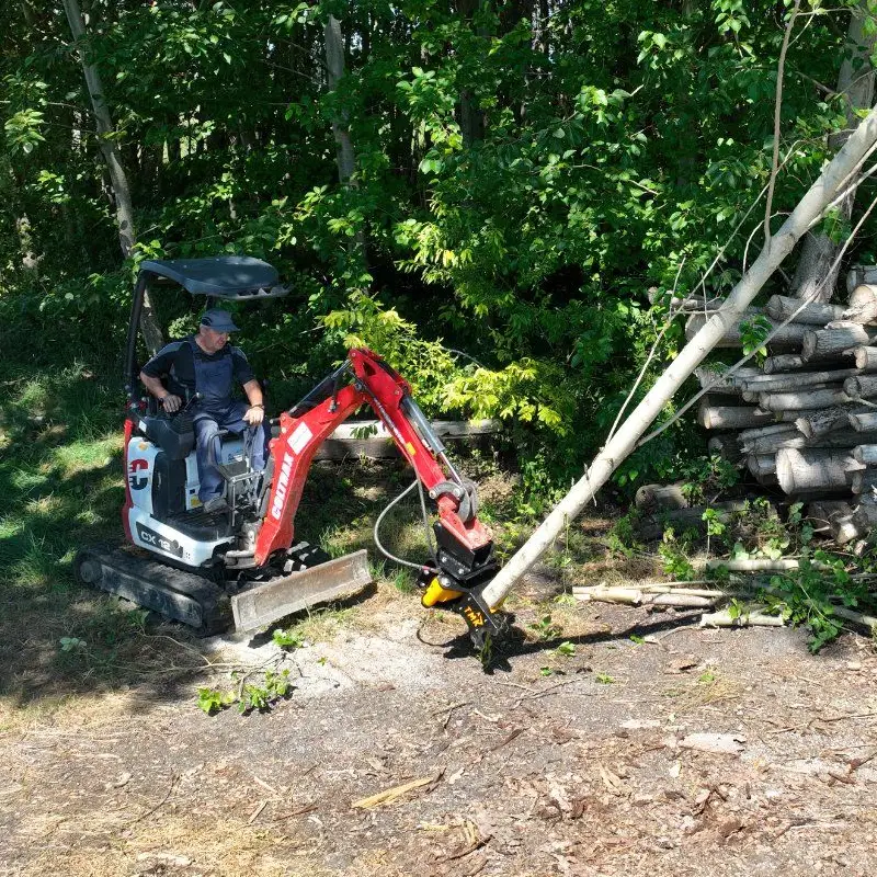 Baumschere TMK 150 Fällgreifer Baumschere TMK 150