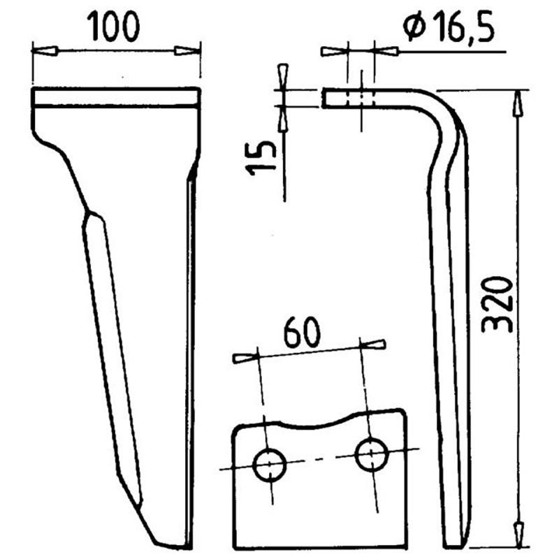 Kreiseleggenzinken Hk30/40 300X15 D16 Ea60 Lh