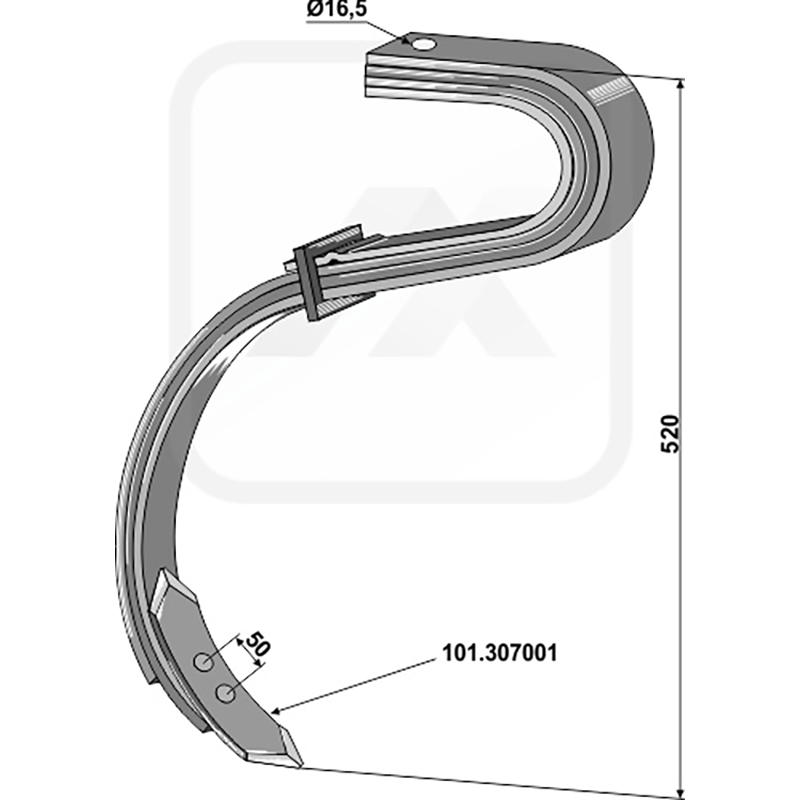 Landwirtschaft Bodenbearbeitung Grubber Schare & Leitbleche Zinken mit Schar - 3 1/2 Lagig Ventzki Grubber Schare & Leitbleche Zinken mit Schar - 3 1/2 Lagig Ventzki