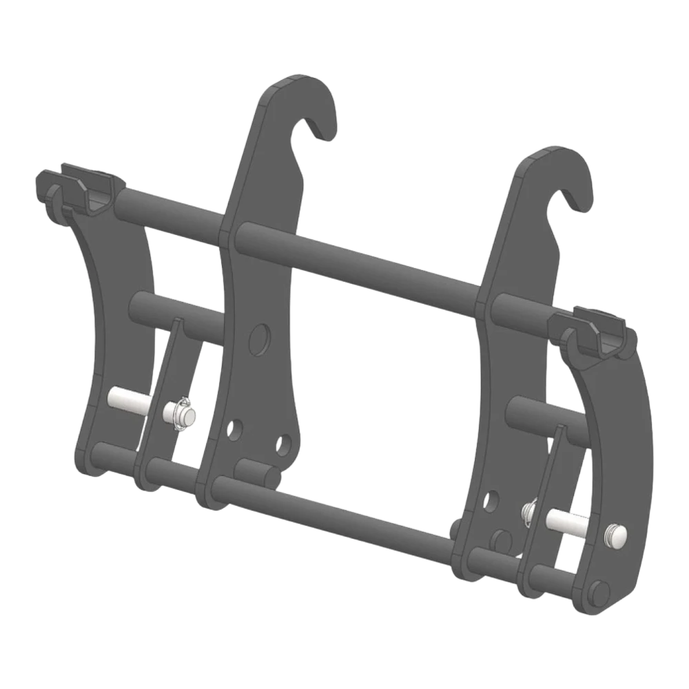 Adapterrahmen JCB schmal auf Mailleux – Produktbild 1 Adapterrahmen JCB schmal auf Mailleux – Adapteransicht 1
