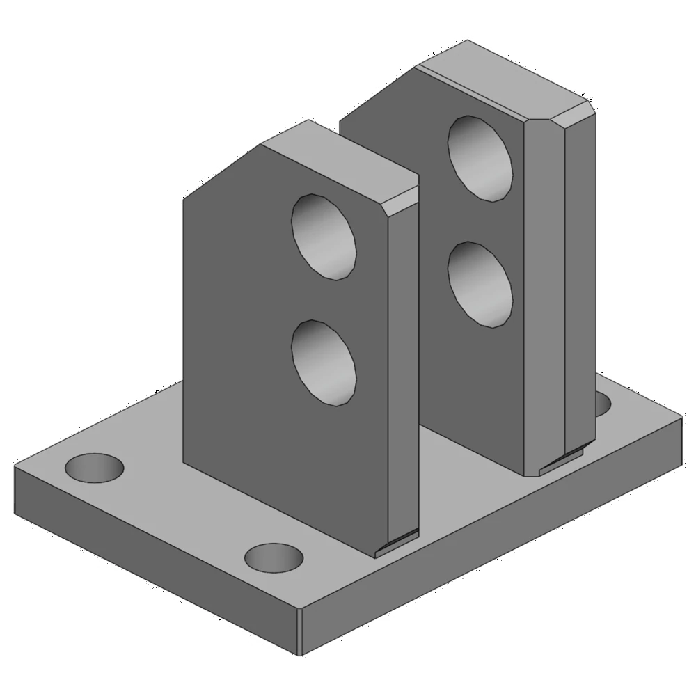 Scharmüller Niederhalterkonsole K80 120x70 M16 heavy duty Ø25mm #10.845.036.0-A02 Scharmüller Niederhalterkonsole K80 120x70 M16 heavy duty Ø25mm 10.845.036.0-A02