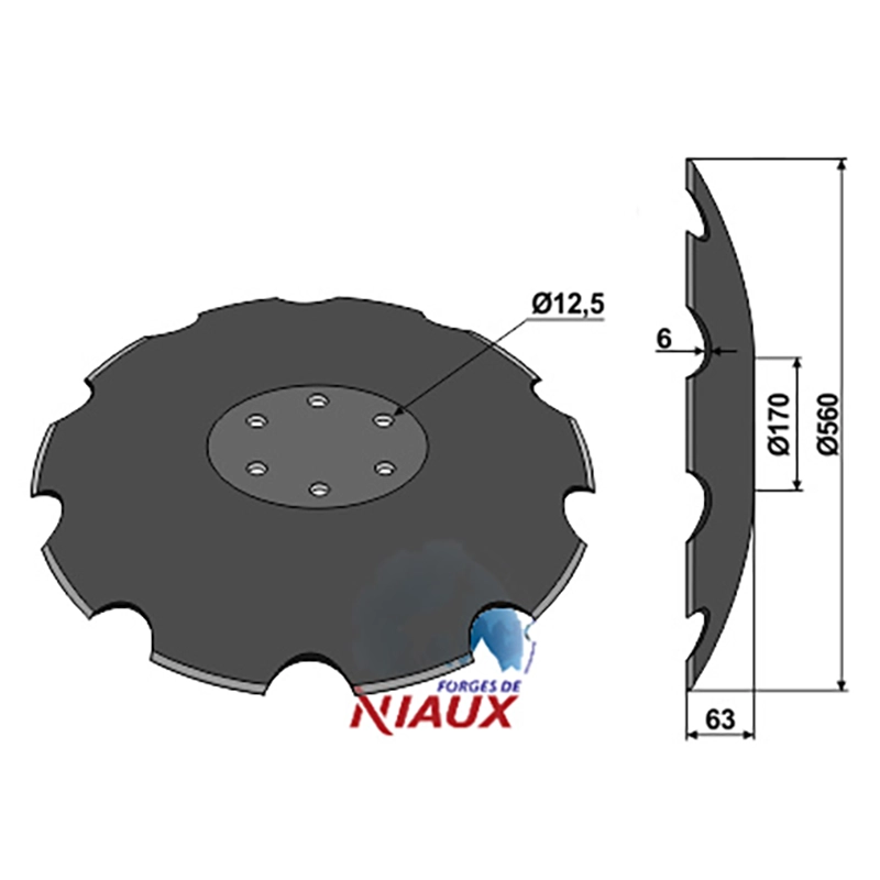 Landwirtschaft Bodenbearbeitung Scheibeneggen Scheibe gezackt Vogel & Noot|Niaux Landwirtschaft Bodenbearbeitung Scheibeneggen Scheibe gezackt Vogel & Noot|Niaux