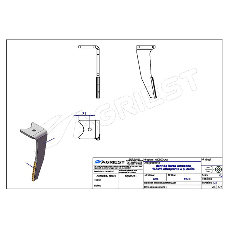 Kreiseleggenzinken Nachbau Amazone