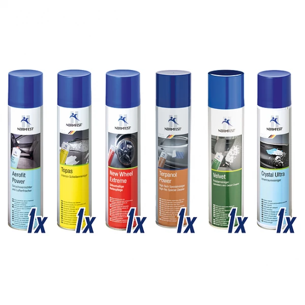 2897-000-004 Normfest Starterset Sprayset Aufbereitung KFZ Pflege Normfest Starterset Sprayset Aufbereitung KFZ Pflege 4034138945786