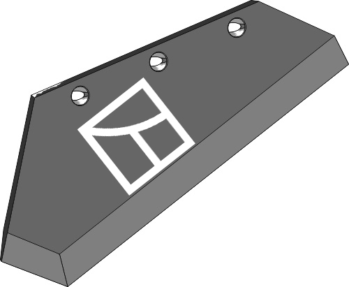 52.0043 Pflugteil Perfektschar - links (929.117.0 - 969.117.0) 52.0043 Pflugteil Perfektschar - links (929.117.0 - 969.117.0) passend für Krone