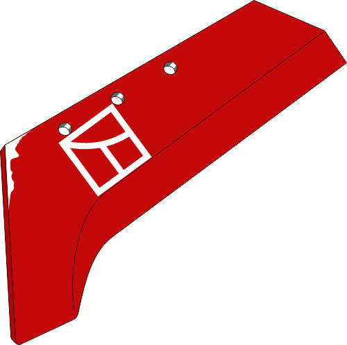 38.0100 Pflugteil Schnabelschar - 18''- links (LK2.000.08A) passend für Vogel und Noot