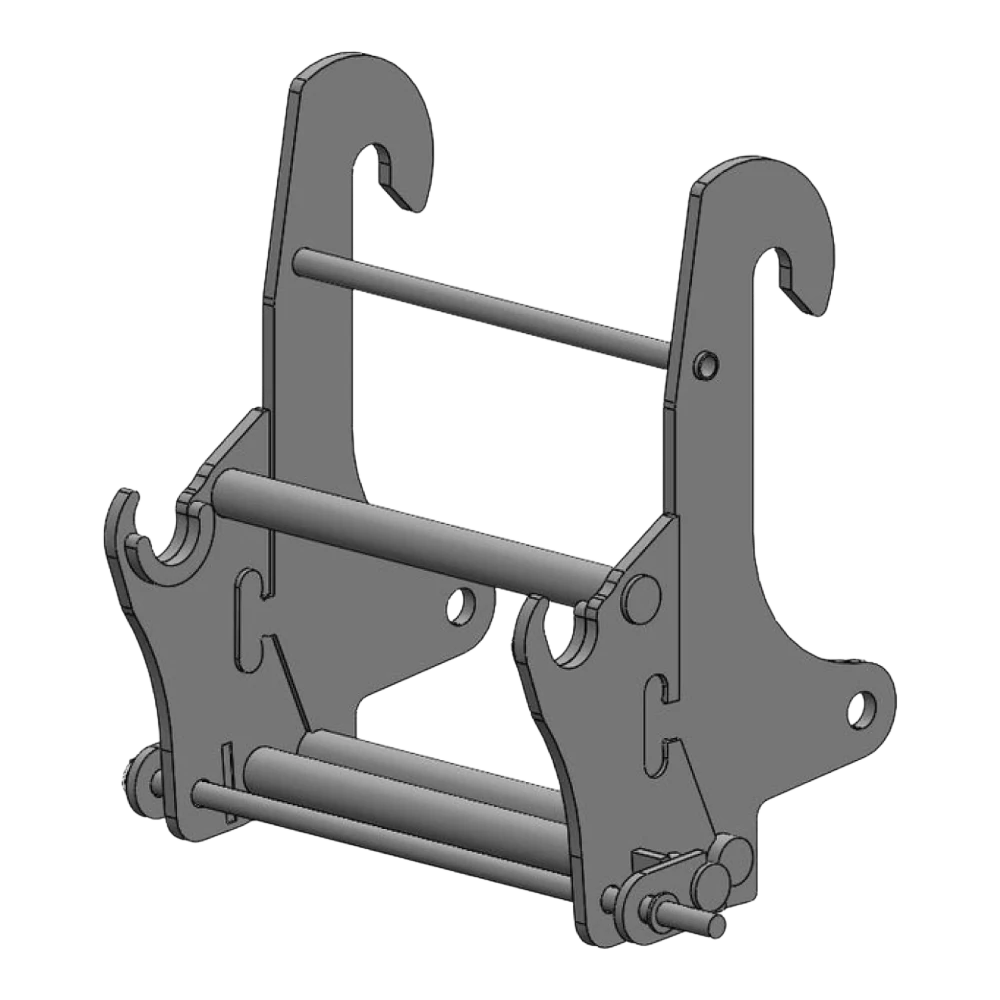 Adapterrahmen Faresin auf Manitou – Produktbild 1 Adapterrahmen Faresin auf Manitou – Adapteransicht 1