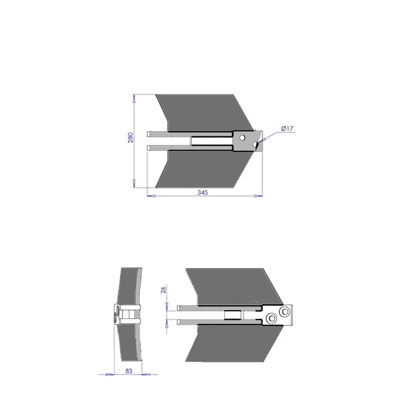 Hartmetall-Schar passend für Kuhn Cultisoil Tiefenlockerer-Schar Nachbauschar passend für Kuhn Cultisoil