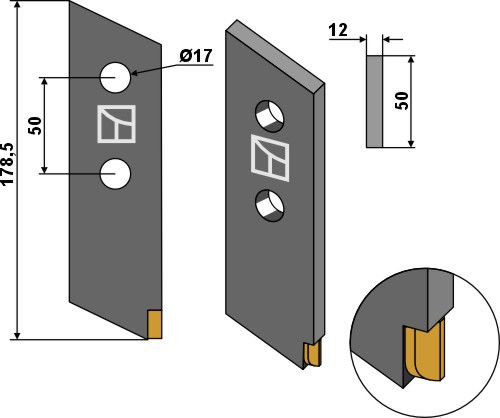 Schraubzinken - Hartmetall |101.ext-1183 Schraubzinken - Hartmetall (101.ext-1183)