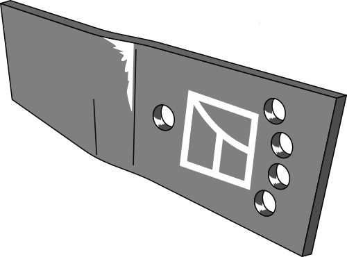35.0103 Pflugteil Streichblech-Verlängerung - rechts (172348) 35.0103 Pflugteil Streichblech-Verlängerung - rechts (172348) passend für Grégoire Besson