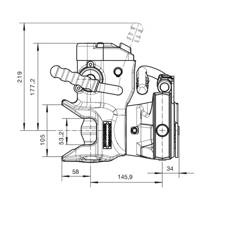 Anhängekupplung Rockinger RO865D1030 309 mm 