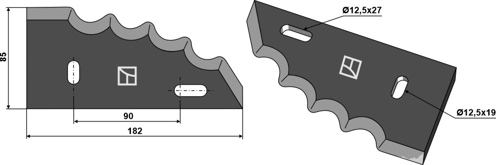 Futtermischwagenmesser, rechts