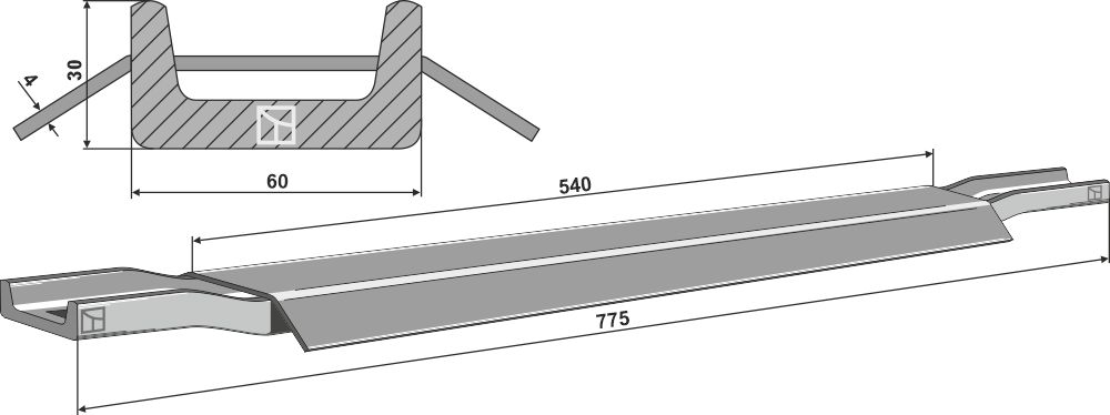 Industriehof Scherenbostel | Kratzbodenleiste (69-7-758)