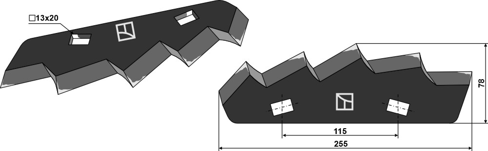 Futtermischwagenmesser