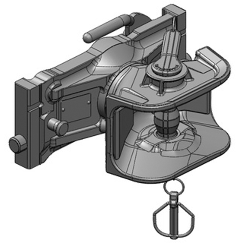 Traktorentechnik Anhängetechnik Scharmüller Zugmaul Standard mit Adapterplatte #05.3305.06-A02 Traktorentechnik Scharmüller Zugmaul Standard mit Adapterplatte 05.3305.06-A02
