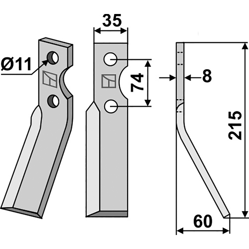 Simon Rotorzinken, rechte Ausführung IHOF IND-10R
