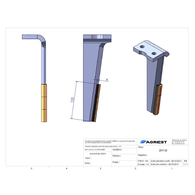 Kreiseleggenzinken Nachbau Howard 185506 (F) Mit 3 Hartmetallplatten