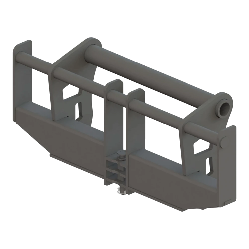 Adapterrahmen Manitou auf Merlo ZM2 – Adapteransicht 2
